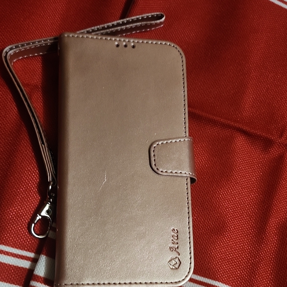 Tan Phone Wallet Case